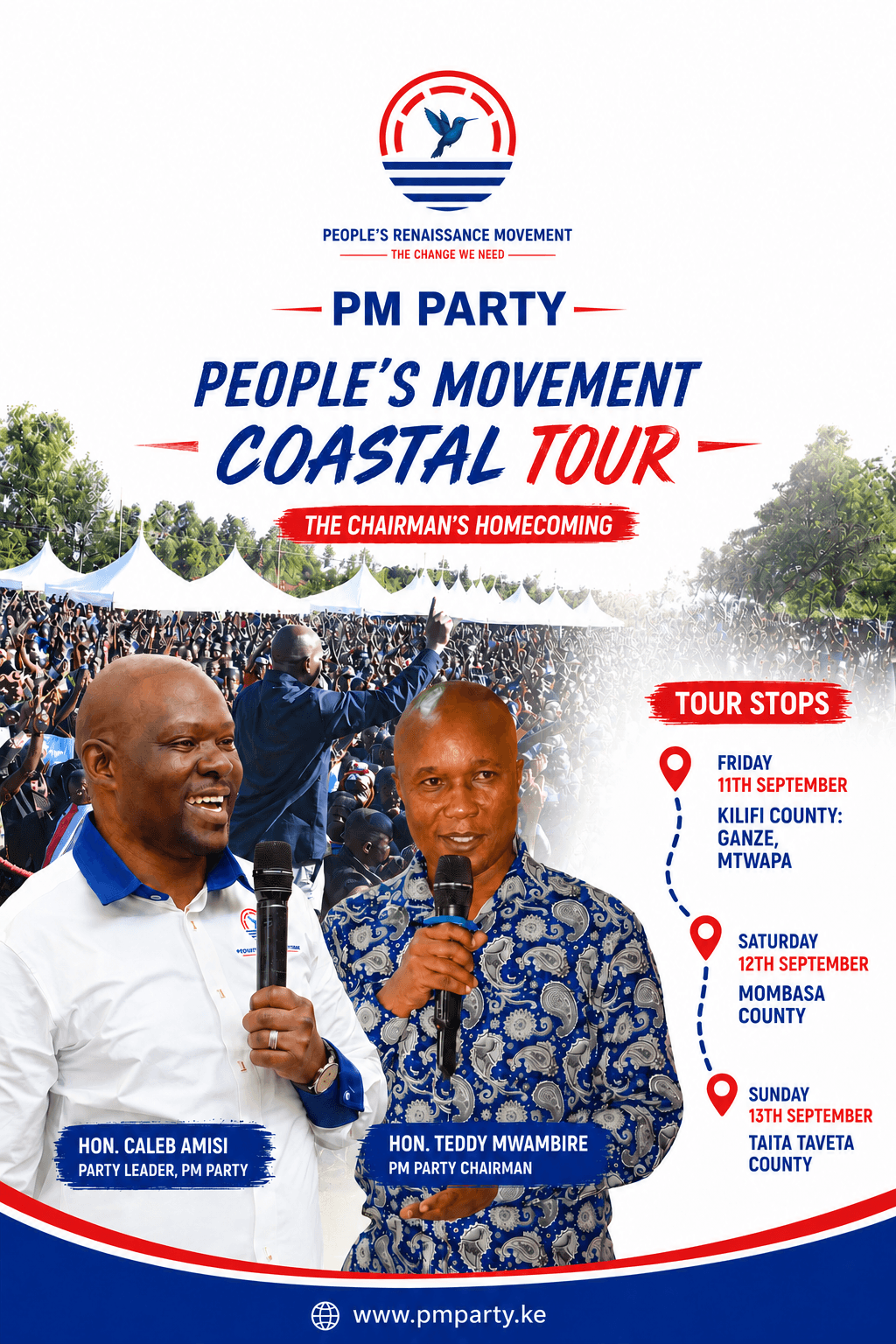People's Movement Coastal Tour — The Chairman's Homecoming